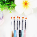 Single Synthetic Hair Lip Brush